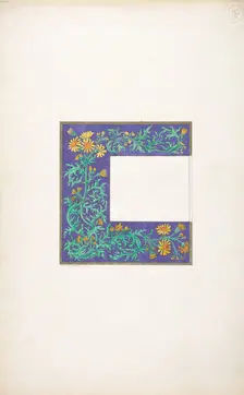 Decorated Border, 1830-62. Creator: Freeman Gage Delamotte