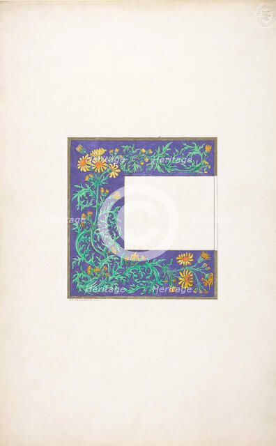 Decorated Border, 1830-62. Creator: Freeman Gage Delamotte.