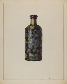 Decorated Bottle, 1937. Creator: J. Howard Iams