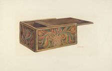 Decorated Box, 1935/1942. Creator: Carl Strehlau