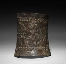 Decorated Cylinder, c. 1000-800 BC. Creator: Unknown