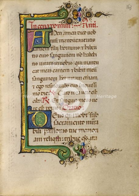 Decorated Initial A; Decorated Initial D; Gualenghi-d'Este Hours, about 1469. Creator: Unknown.