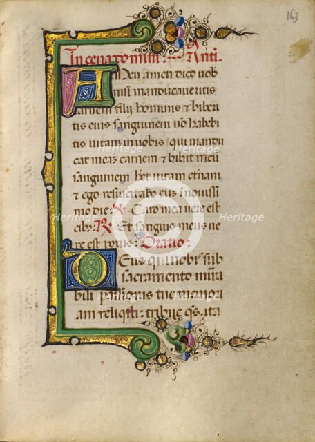 Decorated Initial A; Decorated Initial D; Gualenghi-d'Este Hours, about 1469. Creator: Unknown.