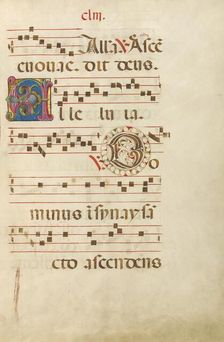 Decorated Initial A: Decorated Initial D; Gradual, about 1460-1480. Creator: Unknown