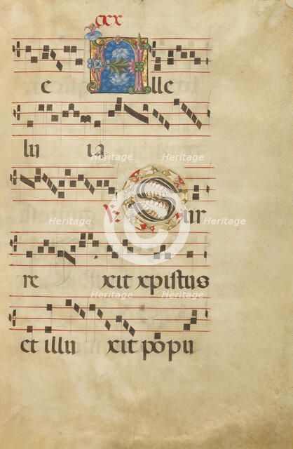 Decorated Initial A; Decorated Initial S; Gradual, about 1460-1480. Creator: Unknown.