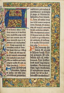 Decorated Initial A; Missal, about 1500-1505. Creator: Unknown