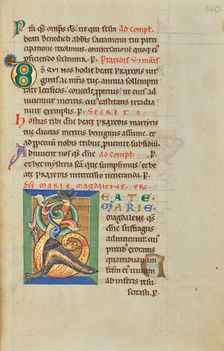 Decorated Initial B; Stammheim Missal, probably 1170s. Creator: Unknown