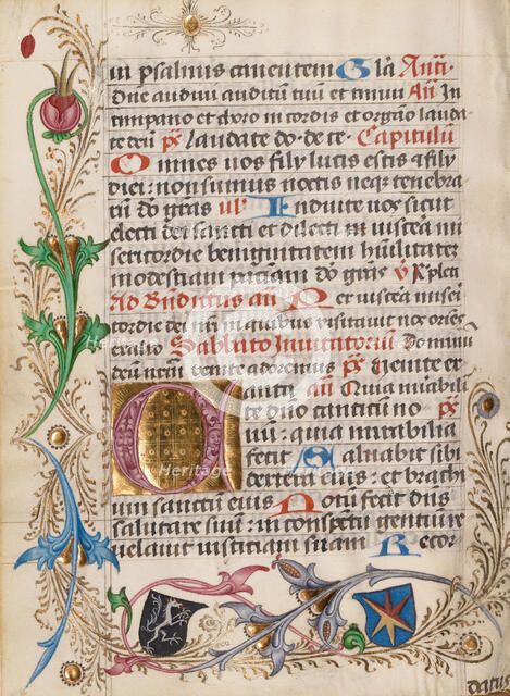 Decorated Initial C; Diurnal, about 1485. Creator: Unknown.