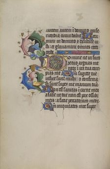 Decorated Initial D; Book of Hours, about 1450-1455. Creator: Master of Guillebert de Mets