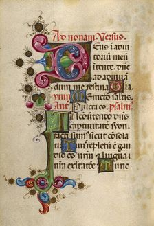 Decorated Initial D; Decorated Initial I; Gualenghi-d'Este Hours, about 1469. Creator: Unknown