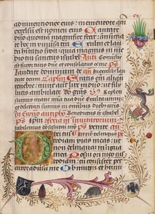 Decorated Initial D; Diurnal, about 1485. Creator: Unknown