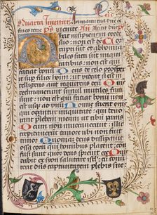 Decorated Initial D; Diurnal, about 1485. Creator: Unknown