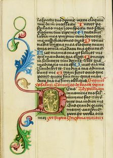 Decorated Initial D; Prayer Book, about 1470-1480. Creator: Workshop of Valentine Noh