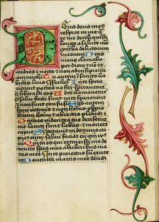 Decorated Initial D; Prayer Book, about 1470-1480. Creator: Workshop of Valentine Noh