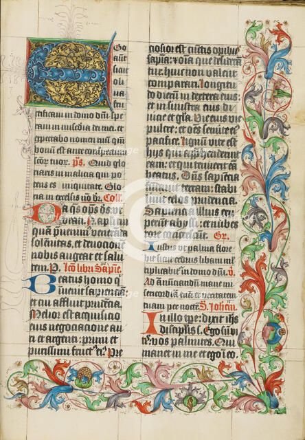 Decorated Initial E; Missal, about 1500-1505. Creator: Unknown.