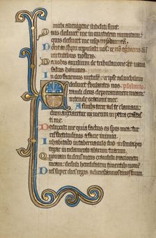 Decorated Initial E; Psalter, mid-1200s. Creator: Unknown