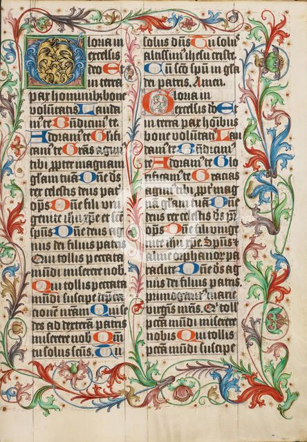 Decorated Initial G; Missal, about 1500-1505. Creator: Unknown.