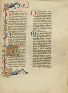 Decorated Initial G; Missal, between about 1389 and 1400. Creator: Master of the Brussels Initials