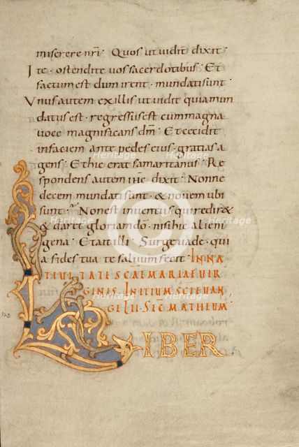 Decorated Initial L; Gospel Lectionary, late 10th century. Creator: Unknown.