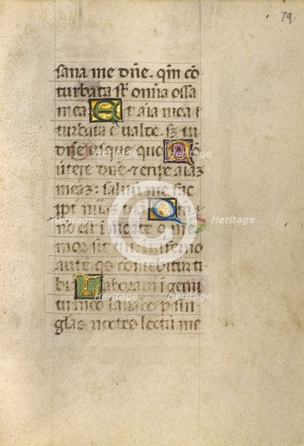 Decorated Initial M; Decorated Initial D; Gualenghi-d'Este Hours, about 1469. Creator: Unknown.