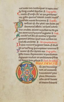 Decorated Initial O; Stammheim Missal, probably 1170s. Creator: Unknown