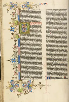 Decorated Initial P, about 1450. Creator: Circle of Stefan Lochner