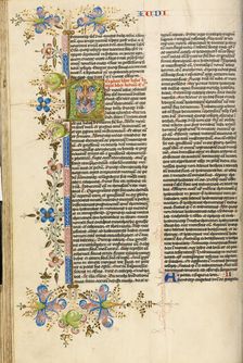 Decorated Initial P, about 1450. Creator: Circle of Stefan Lochner