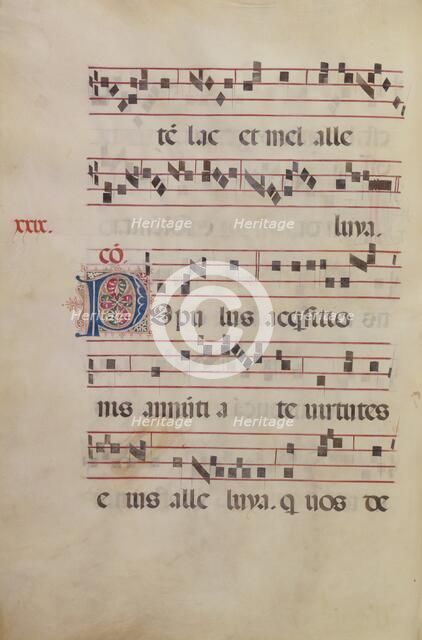 Decorated Initial P; Gradual, late 15th or early 16th century. Creator: Antonio da Monza.
