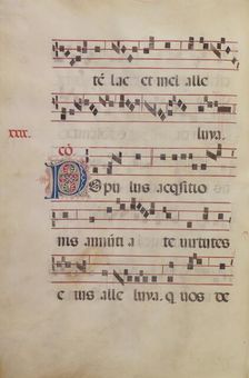 Decorated Initial P; Gradual, late 15th or early 16th century. Creator: Antonio da Monza