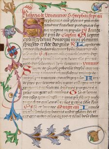 Decorated Initial S; Diurnal, about 1485. Creator: Unknown
