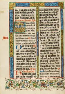 Decorated Initial S; Missal, about 1500-1505. Creator: Unknown