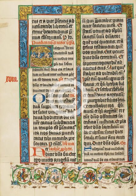 Decorated Initial S; Missal, about 1500-1505. Creator: Unknown.
