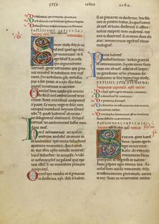 Decorated Initial S; New Testament (with Canons of Priscillian), about 1170. Creator: Unknown