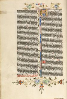 Decorated Initial V, about 1450. Creator: Circle of Stefan Lochner