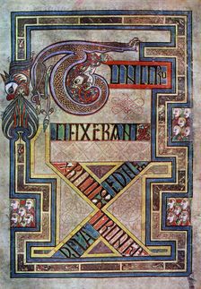 Decorated page, 800 AD, (20th century)