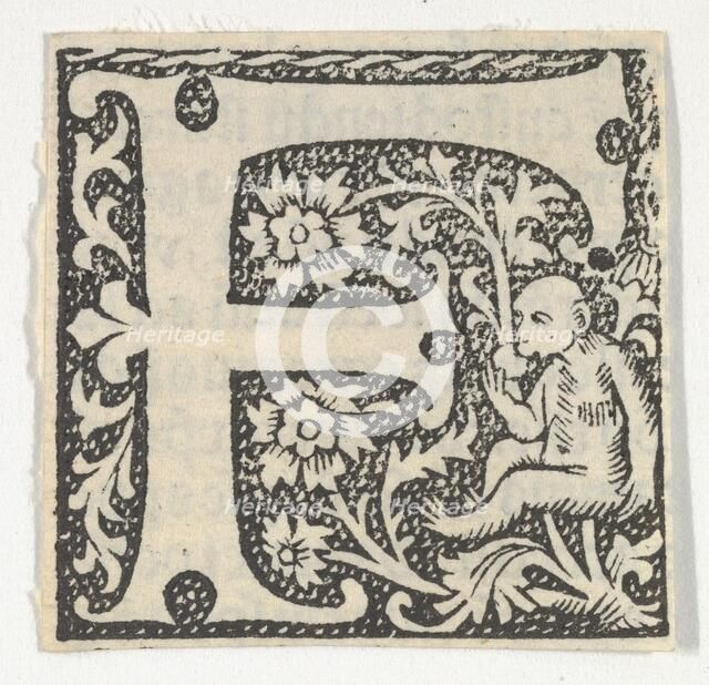 Decorated Roman alphabet, ca. 1499., ca. 1499. Creator: Anon.