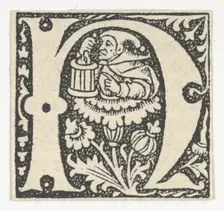 Decorated Roman alphabet, ca. 1499., ca. 1499. Creator: Anon