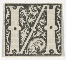 Decorated Roman alphabet, ca. 1499., ca. 1499. Creator: Anon