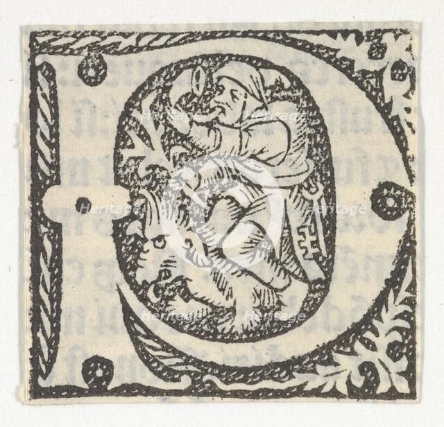 Decorated Roman alphabet, ca. 1499., ca. 1499. Creator: Anon.