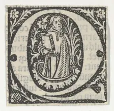 Decorated Roman alphabet, ca. 1499., ca. 1499. Creator: Anon