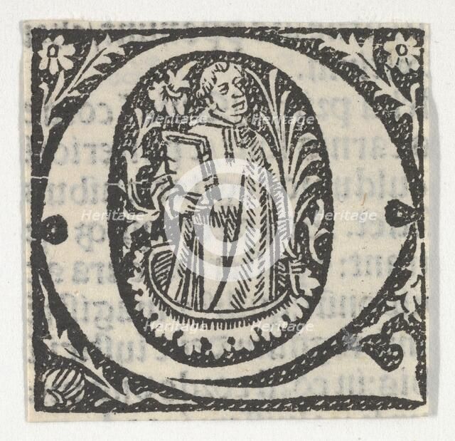 Decorated Roman alphabet, ca. 1499., ca. 1499. Creator: Anon.