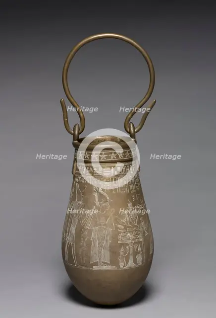 Decorated Situla, 305-30 BC. Creator: Unknown.