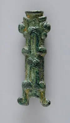 Decorated Tube, between c.1000 and c.650 B.C.. Creator: Unknown