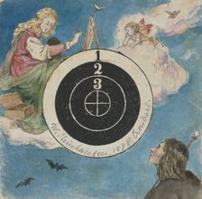 Decorated target, 1878. Creator: Wilhelm August Theodor Steinhausen