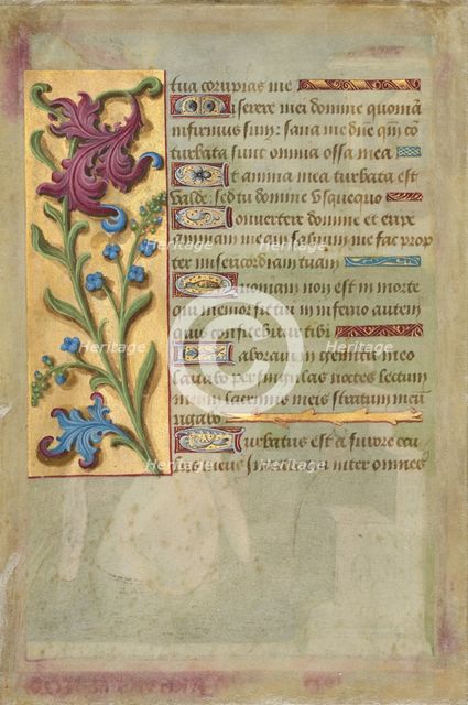 Decorated Text Page, 1498-1499. Creator: Unknown.