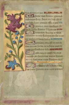 Decorated Text Page, 1498-1499. Creator: Unknown