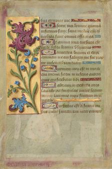 Decorated Text Page, 1498-1499. Creator: Unknown