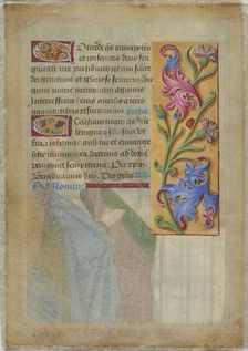 Decorated Text Page, 1498-1499. Creator: Unknown