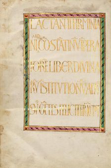 Decorated Text Page, about 1456. Creator: Unknown