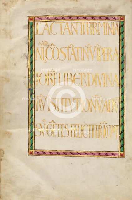 Decorated Text Page, about 1456. Creator: Unknown.